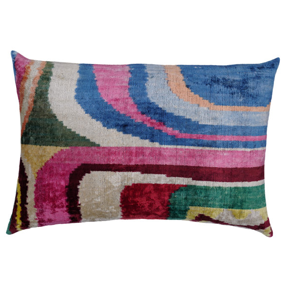 Canvello Abstract Feather Throw Pillow & Reviews Wayfair